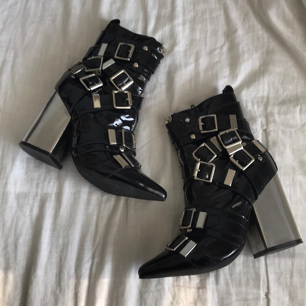 Jeffrey Campbell Vinyl Boots